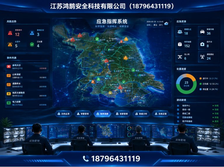 苏州应急指挥系统展示图